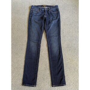 🌻2 for $20🌻 Lucky Brand Jeans Womans 2/26 Blue Charlie Skinny Dark Stretch